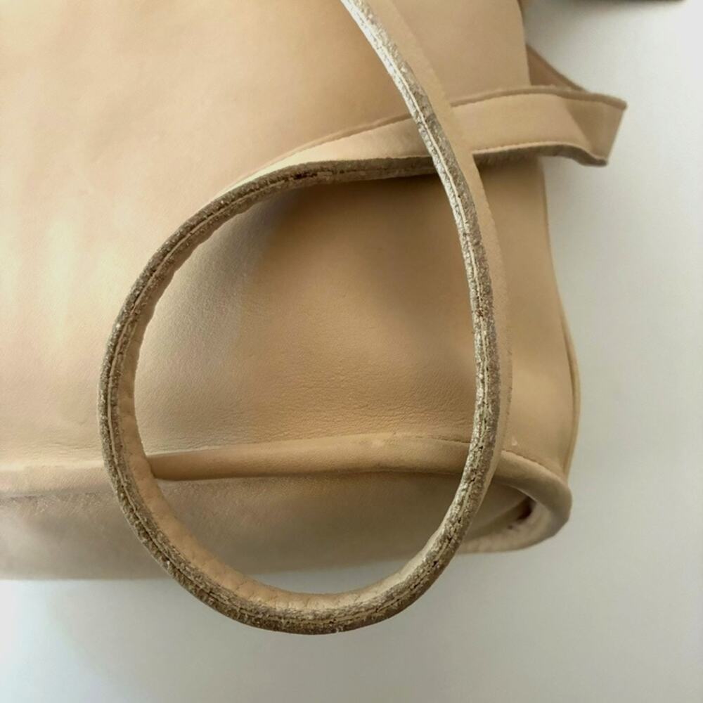 Vintage 1980s Bone Leather Coach Beekler Bucket Shoulder Bag - Picture 4 of 11